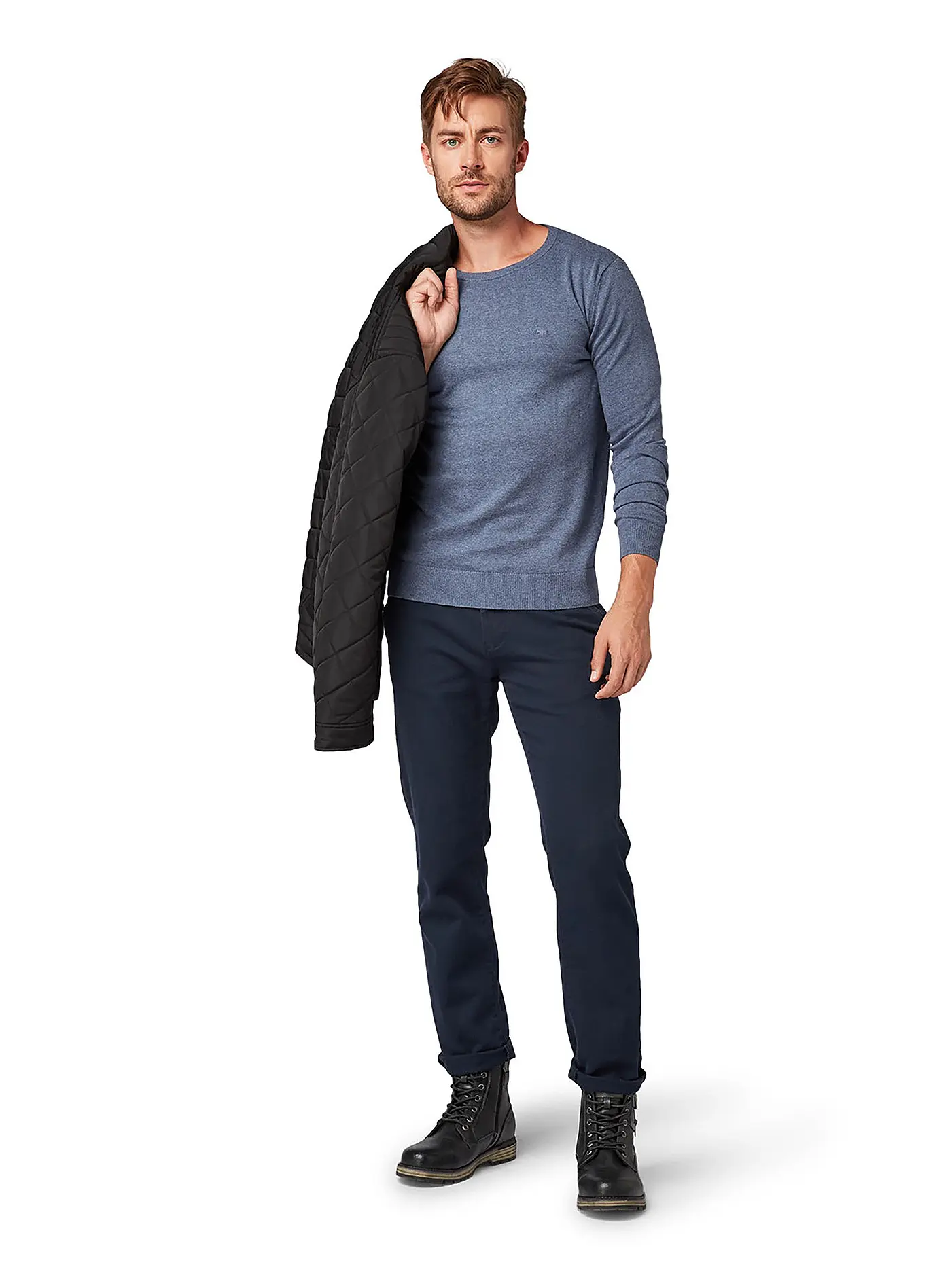TOM TAILOR | Pullover | blau